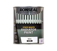Ronseal Stays White Radiator Paint - White Gloss- 750ml