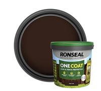 Ronseal One Coat Shed and Fence Protector Dark Oak 9L