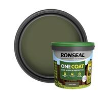 Ronseal One Coat Shed and Fence Protector Forest Green 9L