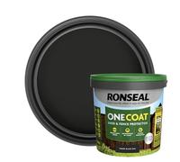 Ronseal One Coat Shed and Fence Protector Tudor Black Oak 9L