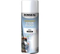 Ronseal 35103 Quick Drying Stain Block Aerosol White 400Ml