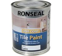 Ronseal One Coat Tile Paint Bril White 750Ml