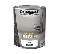 RONSEAL One Coat Tile Paint Brilliant White Gloss 750ml