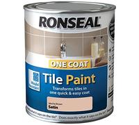 Ronseal One Coat Tile Paint Mocha Brown 250ml