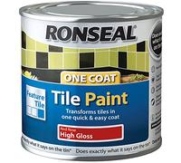 Ronseal One Coat Tile Paint Red Rose 250ml