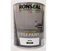 RONSEAL ONE COAT TILE PAINT - WHITE SATIN 750 ML - WATER BASED