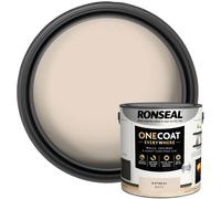 Ronseal Paint One Coat Everywhere – Oatmeal Matt, Quick Coverage, Smooth Finish – 2.5L