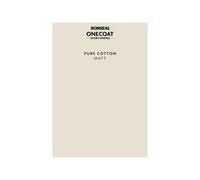 Ronseal One Coat Everywhere Paint, Colour Patch, Pure Cotton