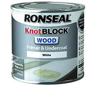 Ronseal Permanent Wood Knot Block Primer & Undercoat White (250ml)
