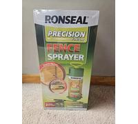 Ronseal Precision Pump Fence Sprayer - Fast, Even Coverage with Adjustable Spray. Treats a Panel in Under 3 mins. Easy to use, Durable, efficient, and no Batteries Required