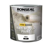 Ronseal Problem Wall White Matt Interior Anti-Mould Paint, 2.5L