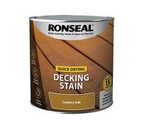 Ronseal Q/D DECKING Stain Country Oak 2.5L Country Oak 2.5 liters Paint