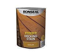Ronseal 39084 Quick Drying Decking Stain Country Oak 5 Litre