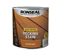 Ronseal Quick Drying Decking Stain Rich Mahogany 2.5 litre 39076