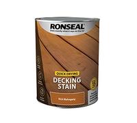 Ronseal Quick Drying Decking Stain Rich Mahogany 5 litre 39083