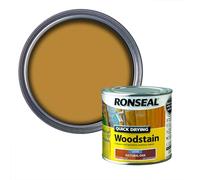 Ronseal 36945 Quick Drying Woodstain Satin Natural Oak 250Ml
