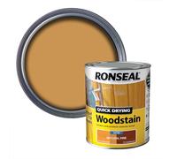Ronseal QDWSNP750 750 ml Satin Finish Quick Dry Woodstain - Natural Pine
