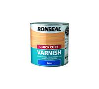 Ronseal Quick Cure Varnish Satin Paint 750ml