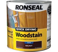 Ronseal Quick Drying Woodstain Satin Walnut 750ml
