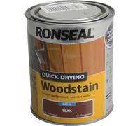 Ronseal Quick Drying Woodstain Teak Satin 750ml