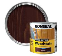 Ronseal Quick Dry Woodstain Satin Exterior Mahogany Teak Pine Walnut Oak 2.5L
