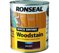 Ronseal Quick Drying Woodstain Walnut Satin 250ml