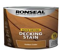 Ronseal Quick Drying Decking Stain Golden Cedar 2.5 litre 39074