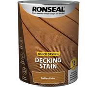 Ronseal Quick Drying Decking Stain Golden Cedar 5 litre 39081