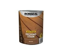 Ronseal Quick Drying Decking Stain Rich Teak 5 litre 39087