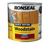 Ronseal 30944 Quick Drying Woodstain Satin Mahogany 2.5 Litre