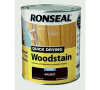 Ronseal Quick Drying Woodstain Satin 750 & 250 ml ALL COLOURS
