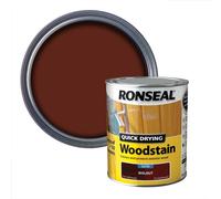 Ronseal Quick Drying Woodstain Satin 750ml Walnut | Free UK Delivery