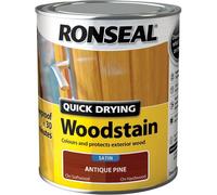 Ronseal Quick Drying Woodstain Satin Antique Pine 750ml