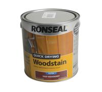 Ronseal 2.5L Woodstain Quick Dry Satin - Deep Mahogany