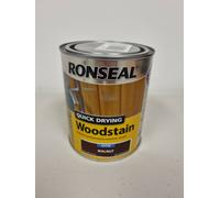 Ronseal 08737 Quick Drying Woodstain Satin Walnut 750Ml