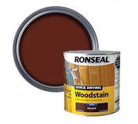 Ronseal 30942 Quick Drying WoodstainSatin Walnut 2.5 Litre