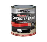 36659 Diamond Hard Doorstep Paint Black 250ml RSLDHDSPB250 - Ronseal