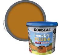 Ronseal RSLFLPPHG5L 5 Litre Fence Life Plus Paint - Harvest Gold