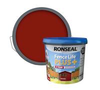 Ronseal RSLFLPPRC5L 5 Litre Fence Life Plus Paint - Red Cedar