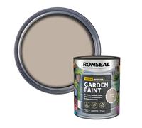 Ronseal Garden Paint Waterproof Exterior Wood Metal Brick Stone - 750ml - Warm Stone