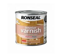 Ronseal 36873 Interior Varnish Quick Dry Gloss Clear 250Ml