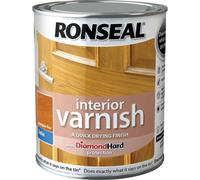 Ronseal RSLIVSAP250 250ml Quick Dry Satin Interior Varnish - Antique Pine
