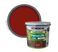 Ronseal RSLOCFLCE5L One Coat Fence Life, Red Cedar, 5 Litre