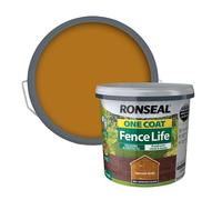 Ronseal RSLOCFLHG5L One Coat Fence Life, Harvest Gold, 5 Litre