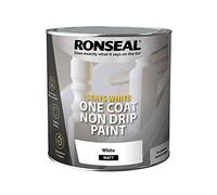 Ronseal Stays White One Coat Non Drip Paint White Matt 2.5L