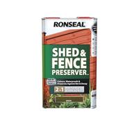 Ronseal 37652 Shed & Fence Preserver Green 5 Litre