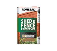 Ronseal RSLSFLB5L 5 Litre Shed and Fence Preserver - Light Brown