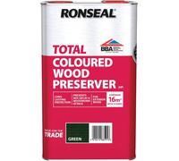 Ronseal RSLTTWPGR5L Trade Total Wood Preserver Green 5 Litre