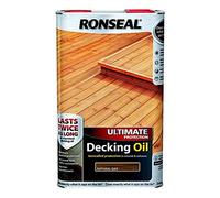 Ronseal RSLUDONO5L 5L Ultimate Protection Decking Oil - Natural Oak by Ronseal