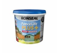 Ronseal Sage Green Fence Life Plus Outdoor Wood Shed Garden Fence Paint 5L